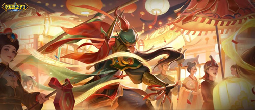 《英魂之刃口袋版》年味兒十足的關(guān)羽，瑞鼠小仙皮膚來襲