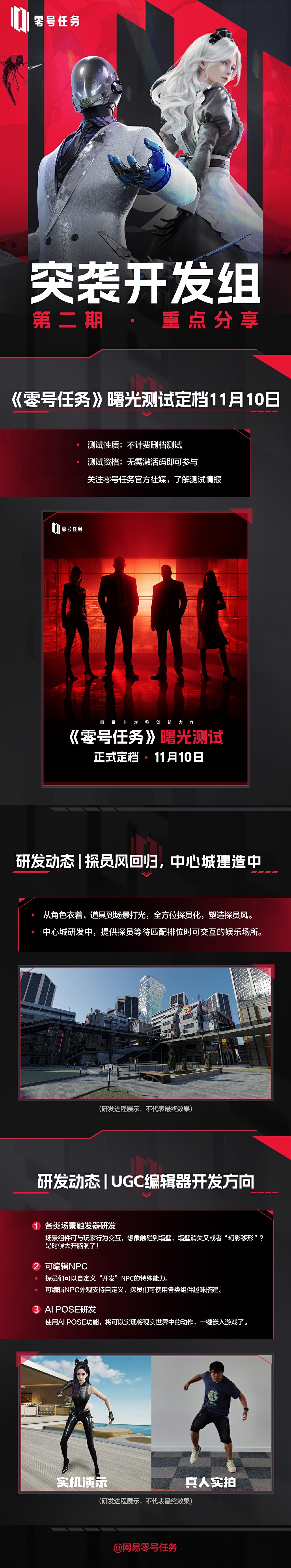 《零號任務(wù)》曙光測試正式定檔11月10日 下一行動，即將開始