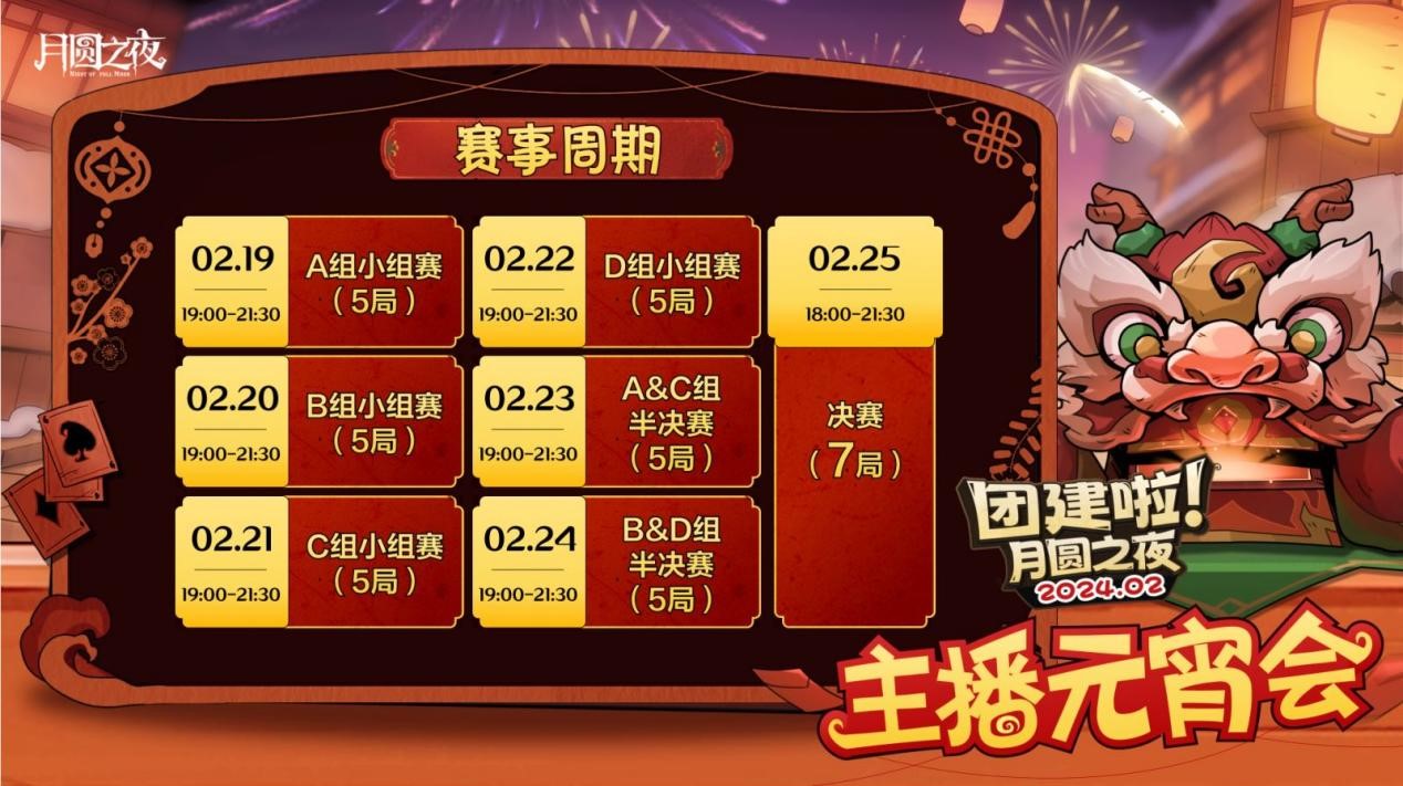 一周對弈，鏖戰(zhàn)元宵《月圓之夜》龍年首度團建開啟