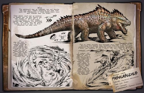 《方舟生存進(jìn)化》次世代版本新生物“法索拉鱷”首曝，沙漠巨鱷兇猛異常
