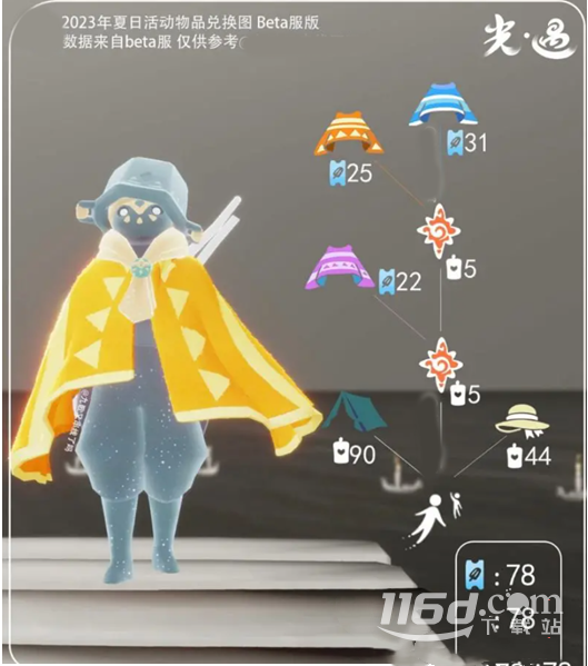 光遇夏之日兌換圖先祖地方及物品介紹