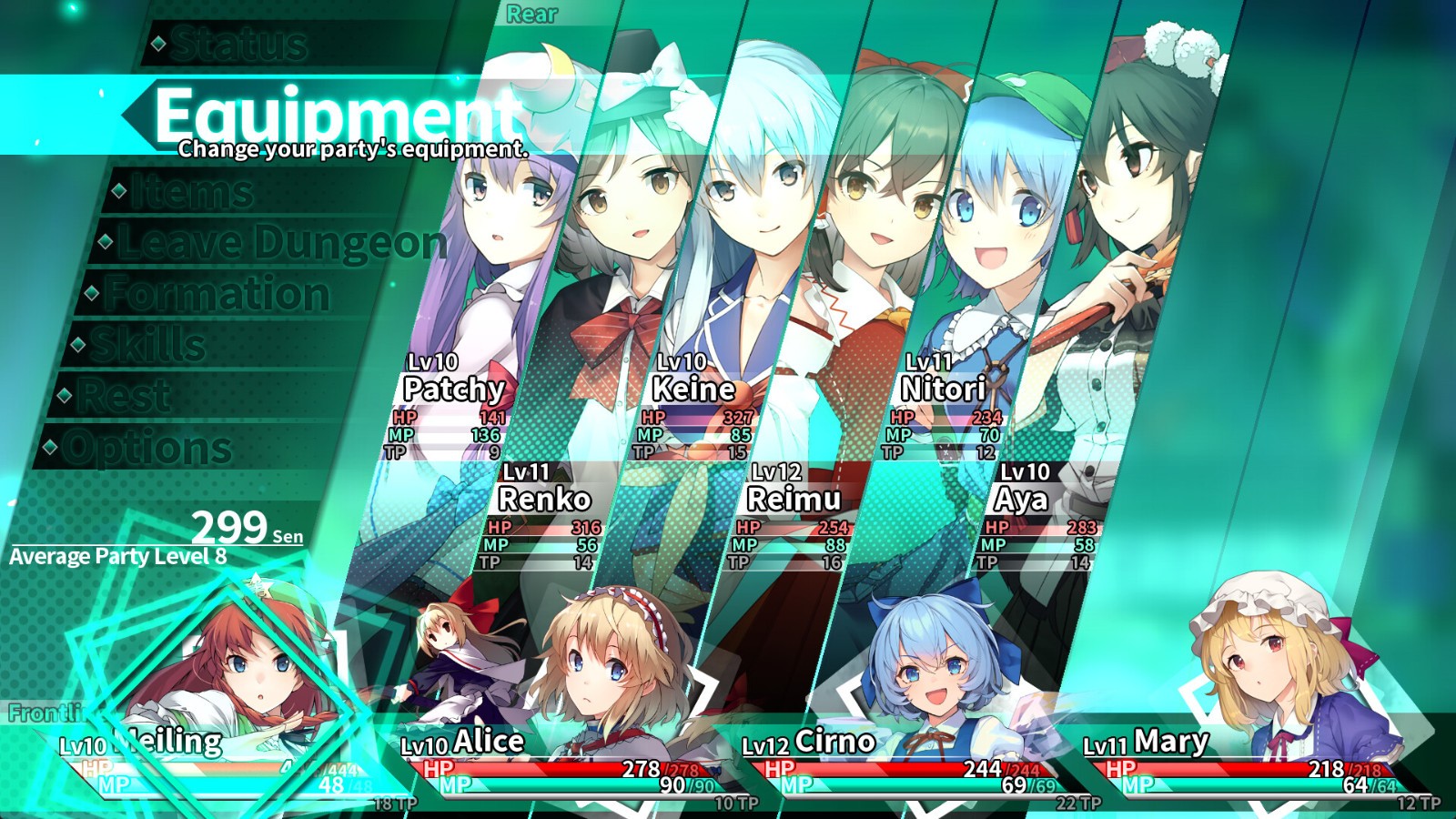東方Project同人DRPG《東方的迷宮Tri 》Steam頁面公布，不支持中文！