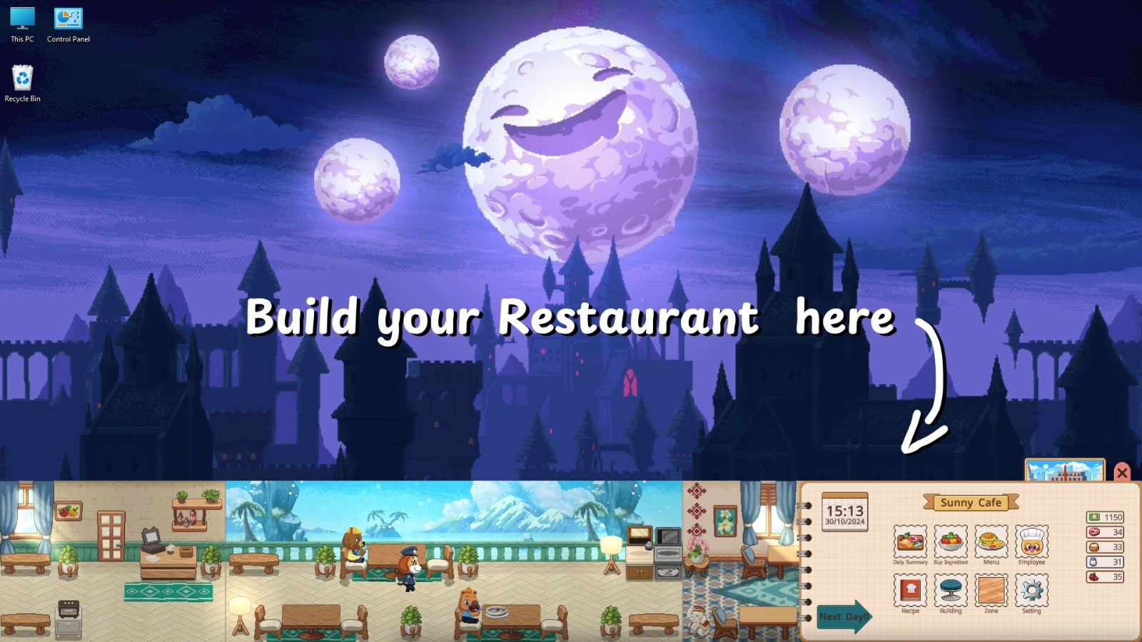 溫馨餐廳管理游戲《Not Monday Cafe》Steam頁面開放，發(fā)售日期待定！