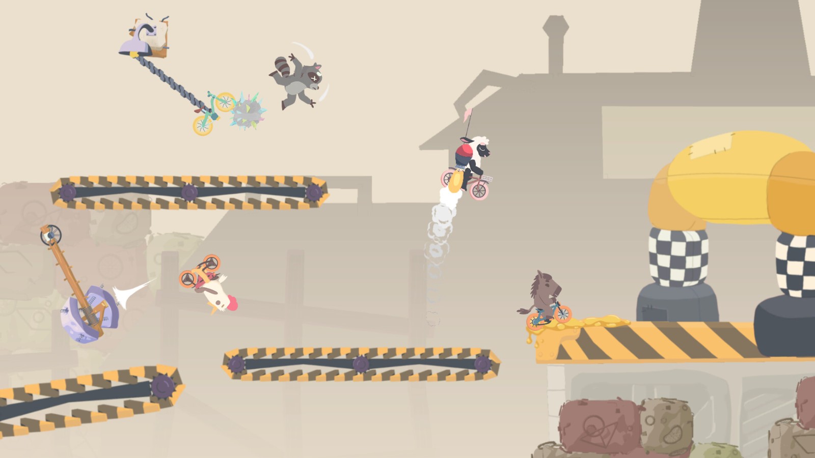 自行車競速派對游戲《Ultimate Sheep Raccoon》Steam頁面上線，明年發(fā)售！