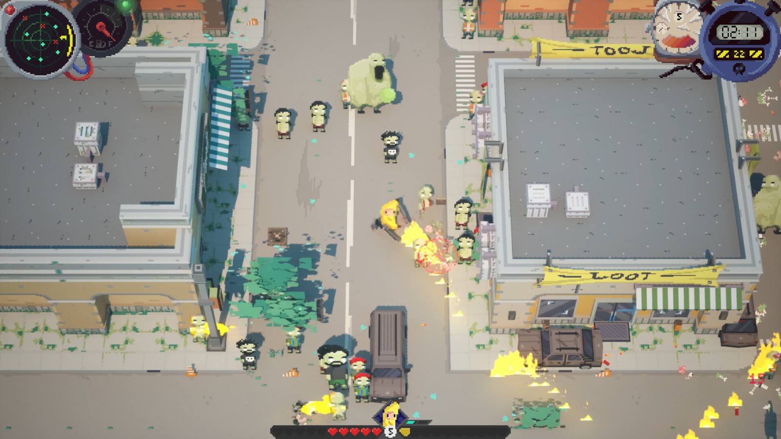 Roguelite 動(dòng)作游戲《Deadly Days: Roadtrip》Steam頁面，發(fā)行日期待定！