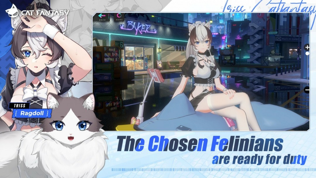 貓娘手游《貓之城》Steam頁面開放，年內(nèi)發(fā)售！