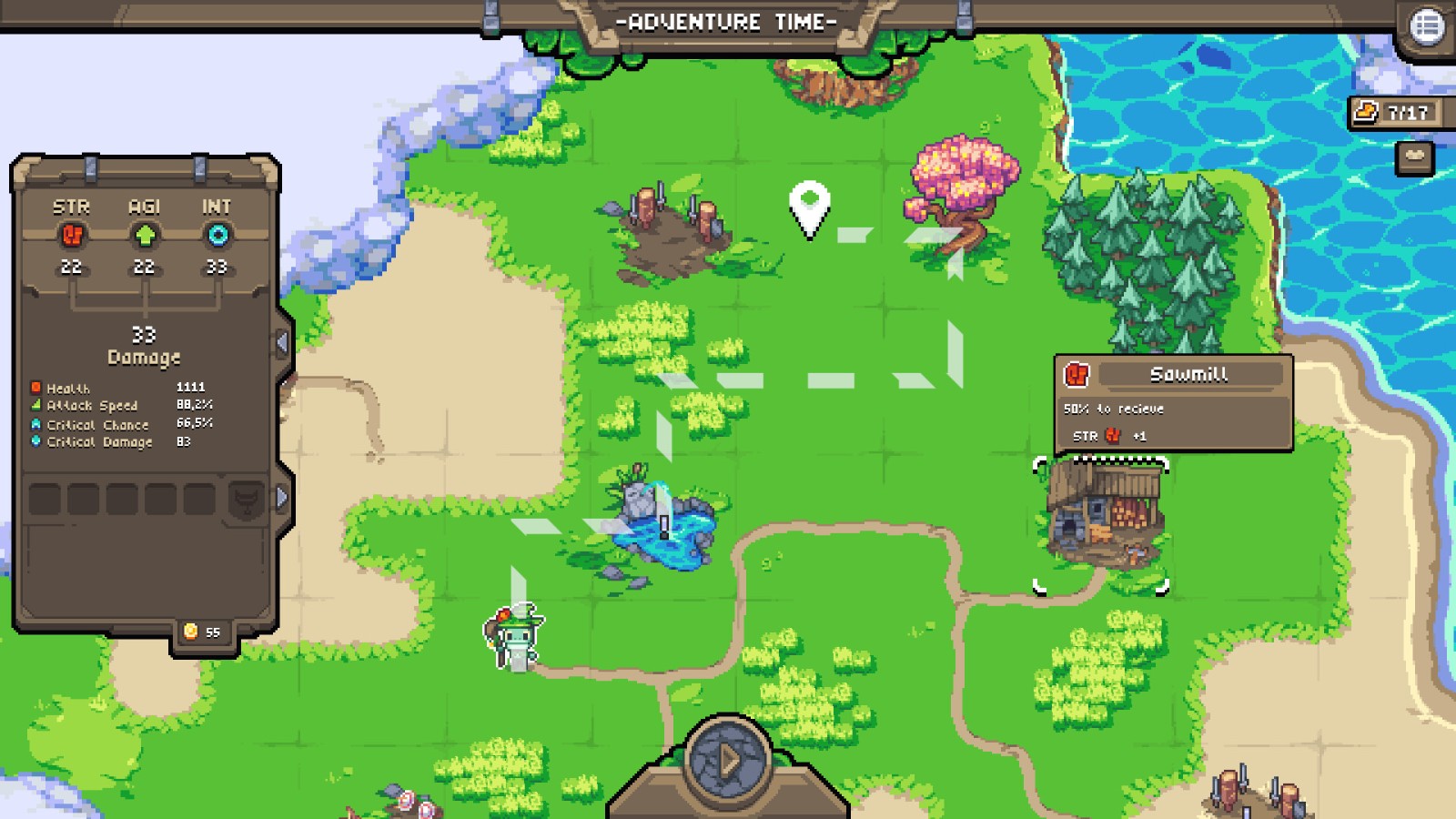 自動戰(zhàn)斗游戲《KinPath》Steam頁面上線，支持中文！