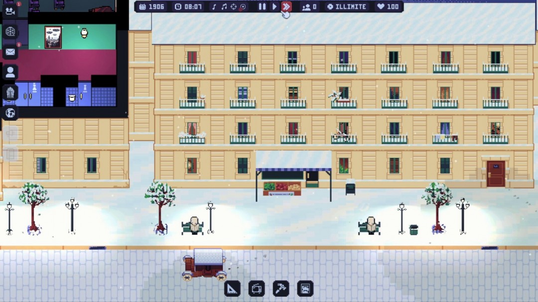 像素風(fēng)影院管理游戲《Cinema Theater Tycoon》Steam頁面公布，支持簡中！