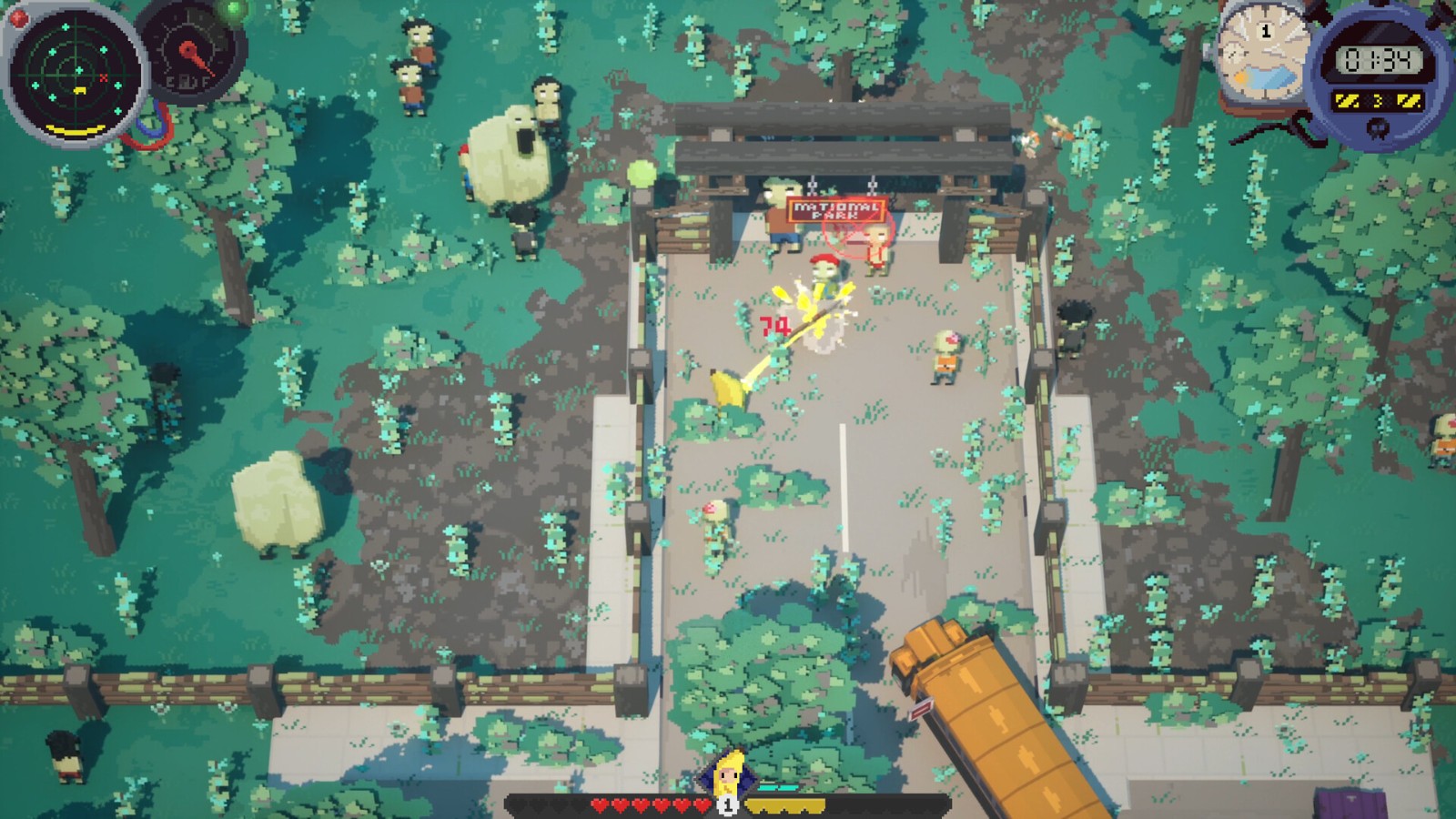 Roguelite 動(dòng)作游戲《Deadly Days: Roadtrip》Steam頁面，發(fā)行日期待定！