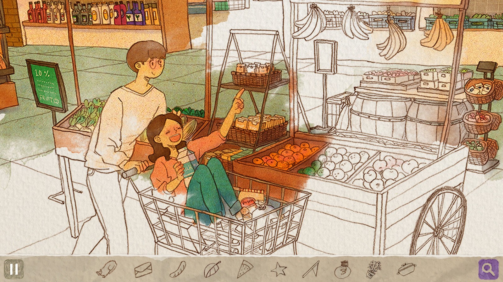 手繪插畫(huà)情感藝術(shù)隱藏物品游戲《Love is...》Steam頁(yè)面上線！