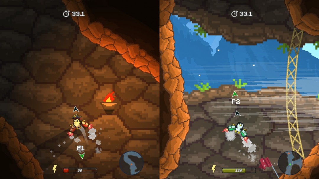 2D飛行動作游戲《火箭企鵝》Steam頁面開放，年內(nèi)發(fā)售！