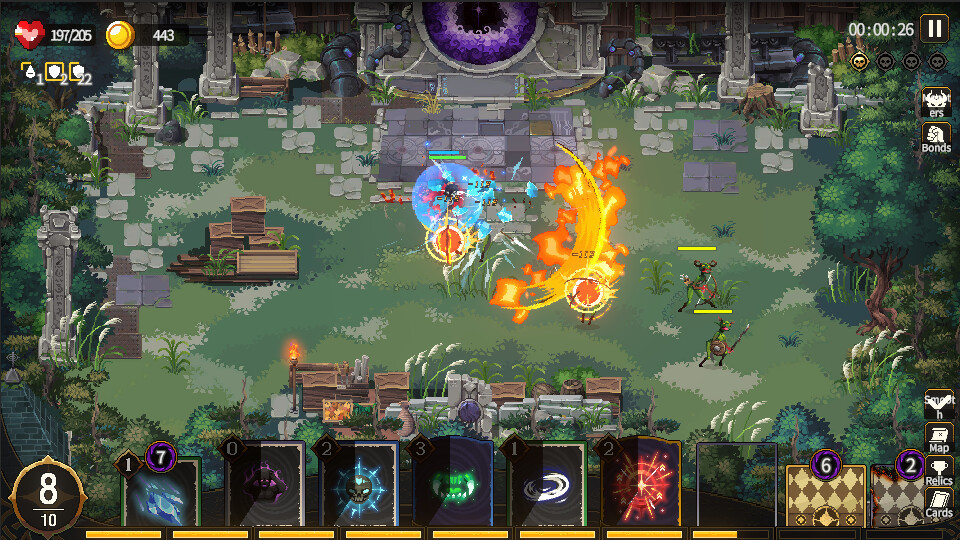 實時戰(zhàn)斗+卡牌構筑 《咒語回聲》Steam頁面上線，支持簡中！