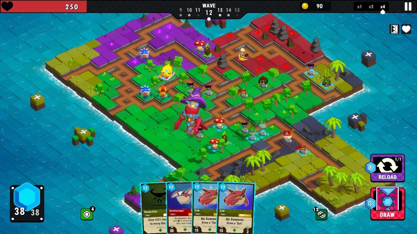 卡牌塔防游戲《預(yù)言之牌》Steam頁面公布，不支持中文！