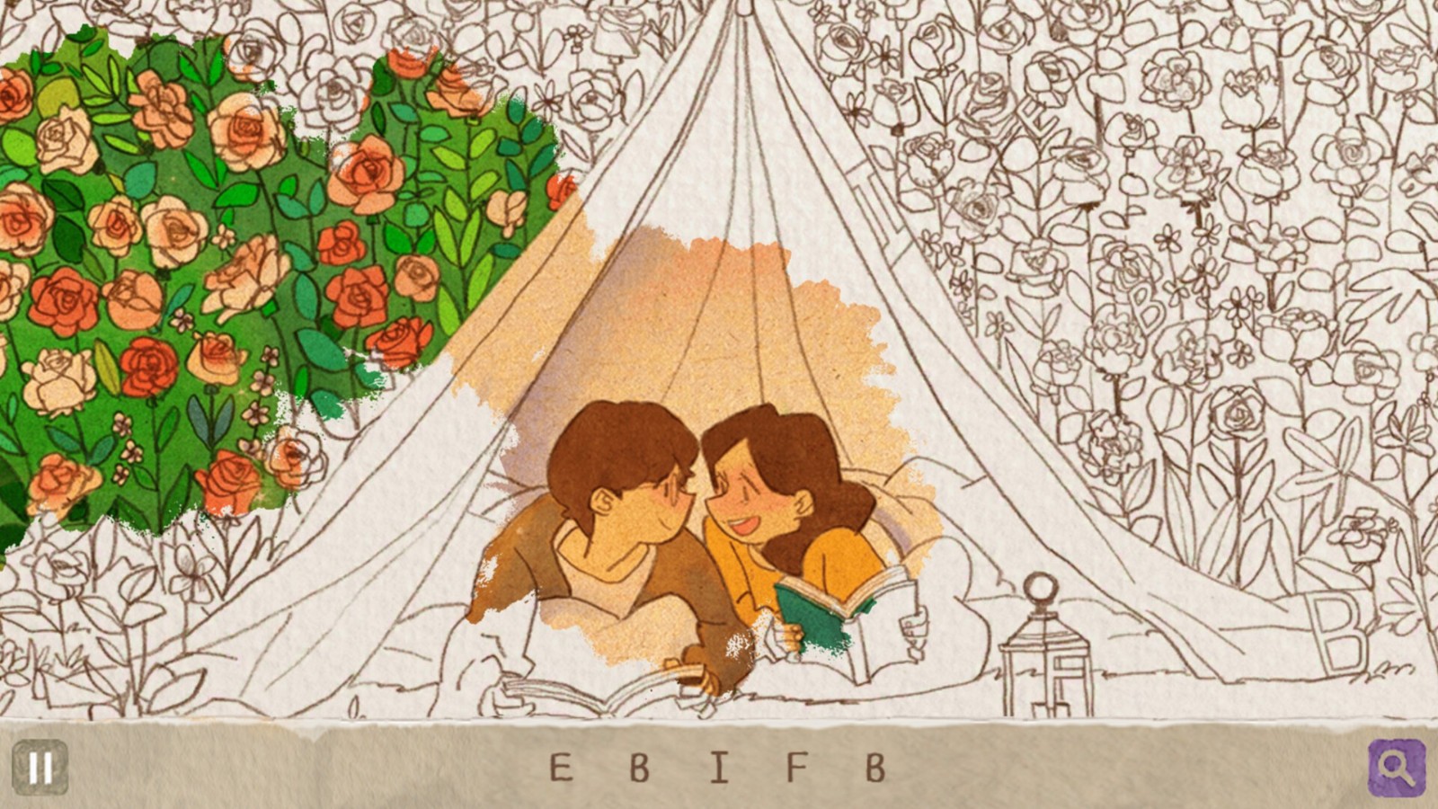 手繪插畫(huà)情感藝術(shù)隱藏物品游戲《Love is...》Steam頁(yè)面上線！