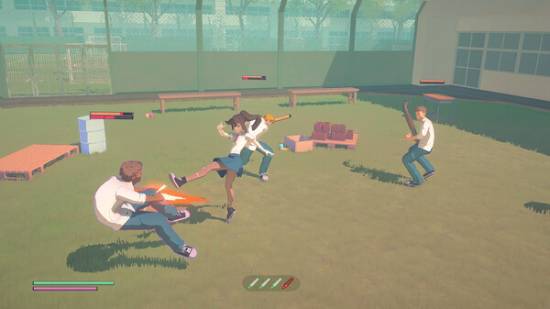 美少女格斗動(dòng)作游戲公開(kāi)Steam頁(yè)面！JK激戰(zhàn)不良少年
