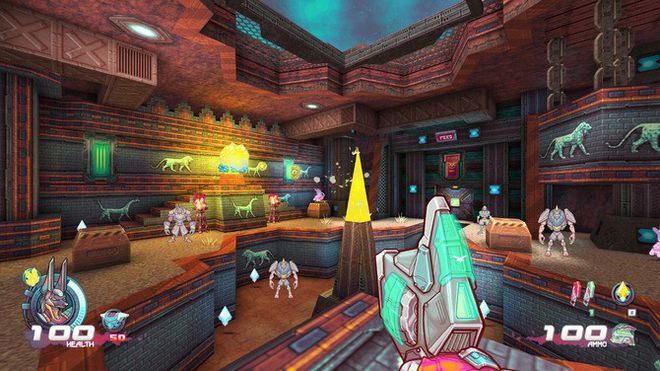 卡通渲染復(fù)古FPS新游《RetroBlazer》Steam頁(yè)面上線！