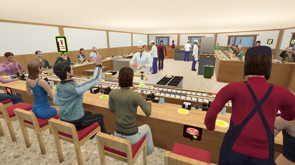經(jīng)典日料壽司店經(jīng)營模擬新游《回轉(zhuǎn)壽司模擬器》Steam上線，支持中文！