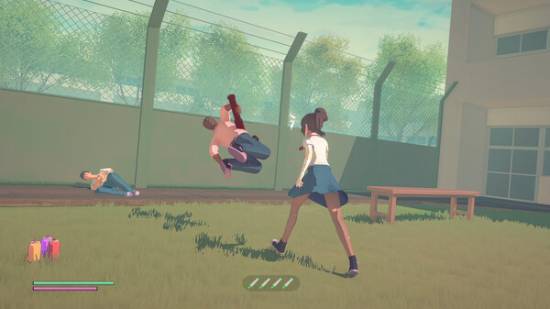 美少女格斗動(dòng)作游戲公開(kāi)Steam頁(yè)面！JK激戰(zhàn)不良少年