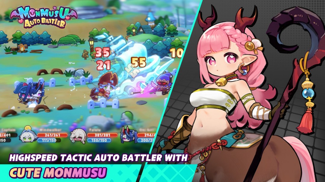 自走棋游戲《魔物少女自走棋》Steam頁(yè)面，發(fā)售日期待定！